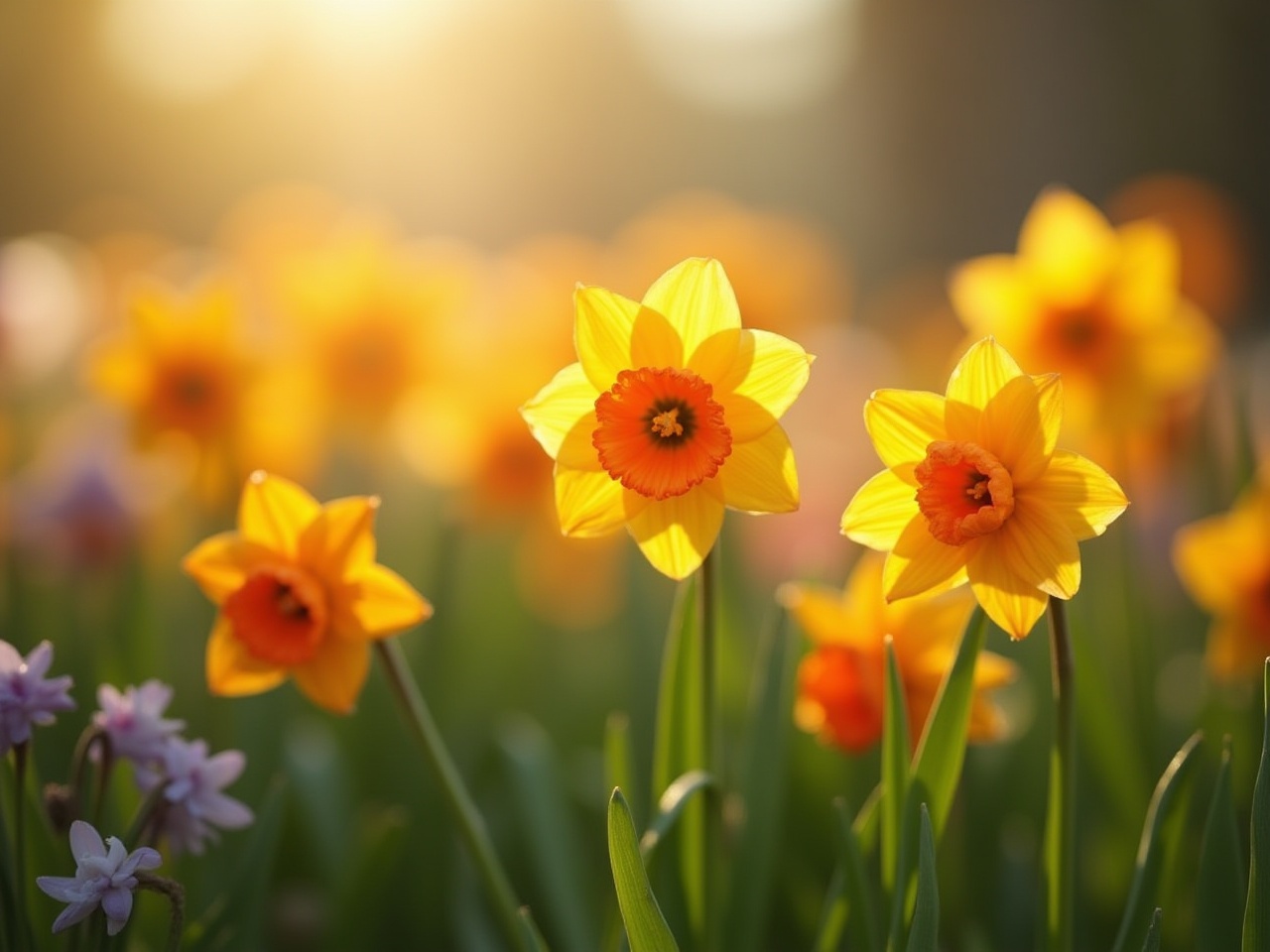 byliny kwitnące wiosną